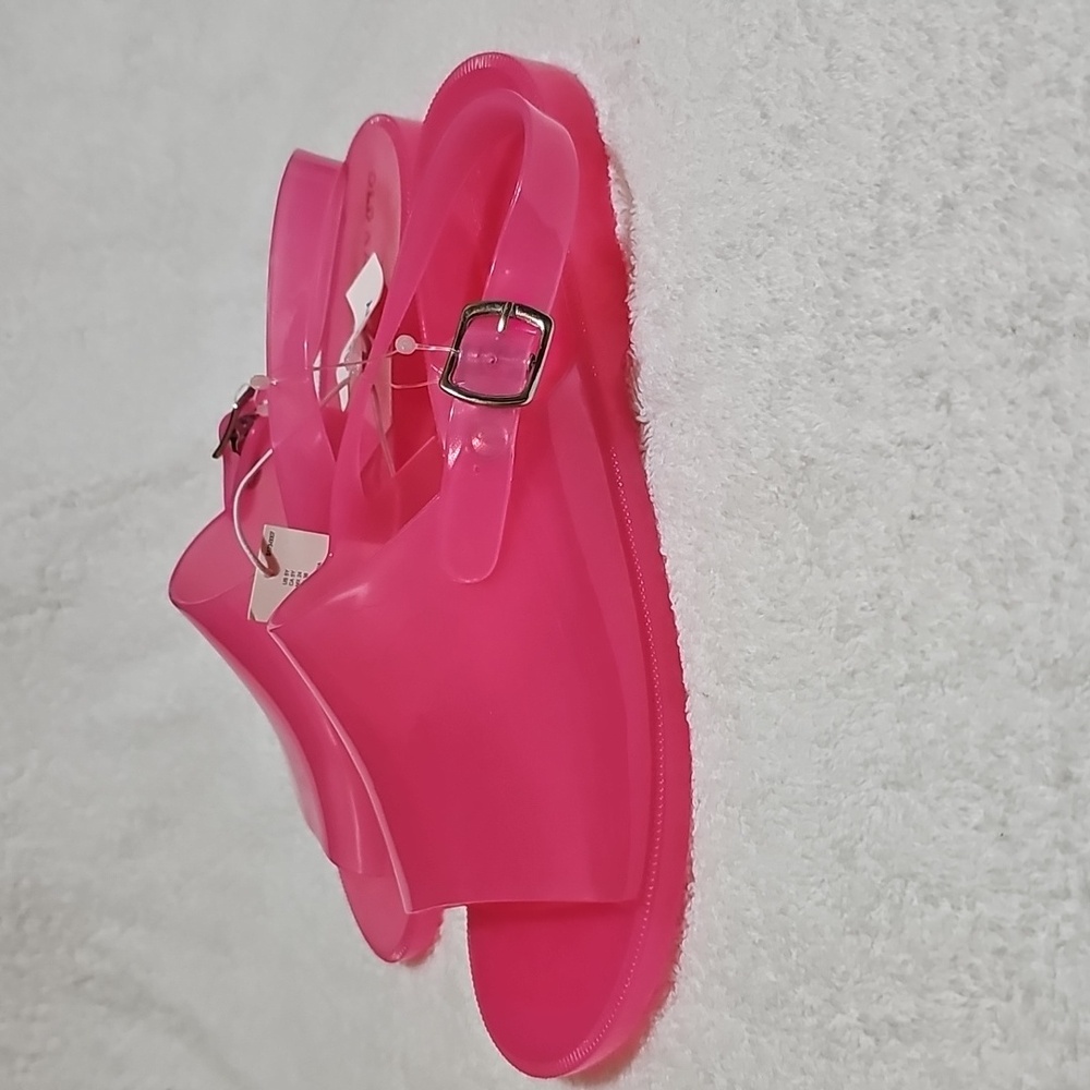 Old Navy Jelly Wide-Strap Sandals for Girls Size 5Y New - Picture 3 of 11